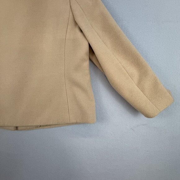 Chico's Jacket Women's 1 Wool Blend Coat Single Textured Button Closure Lined - Picture 12 of 12